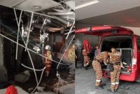 Seorang penuntut dilaporkan koma dan tidak sedarkan diri selepas terlibat dalam insiden letupan gas di kawasan penyelenggaraan sebuah universiti swasta di Bukit Damansara di sini.