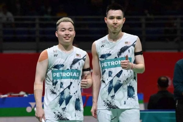 Aaron-Wooi Yik berjuang sehabis baik untuk membawa beregu lelaki negara ke pentas final Terbuka Malaysia. 