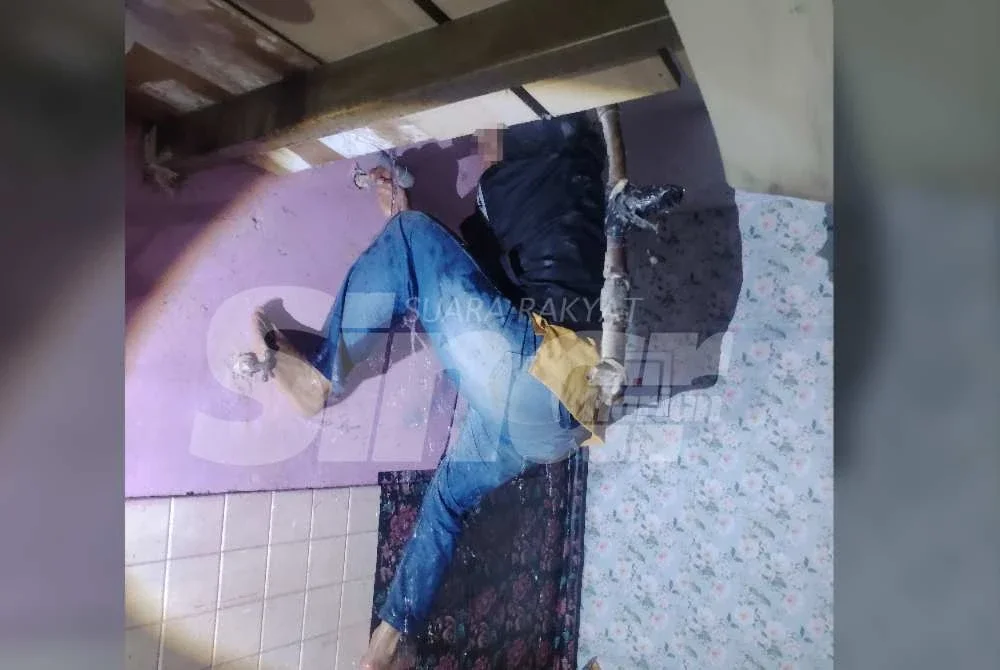 Seorang lelaki warga Indonesia cuba menyorok di celah tangki air.