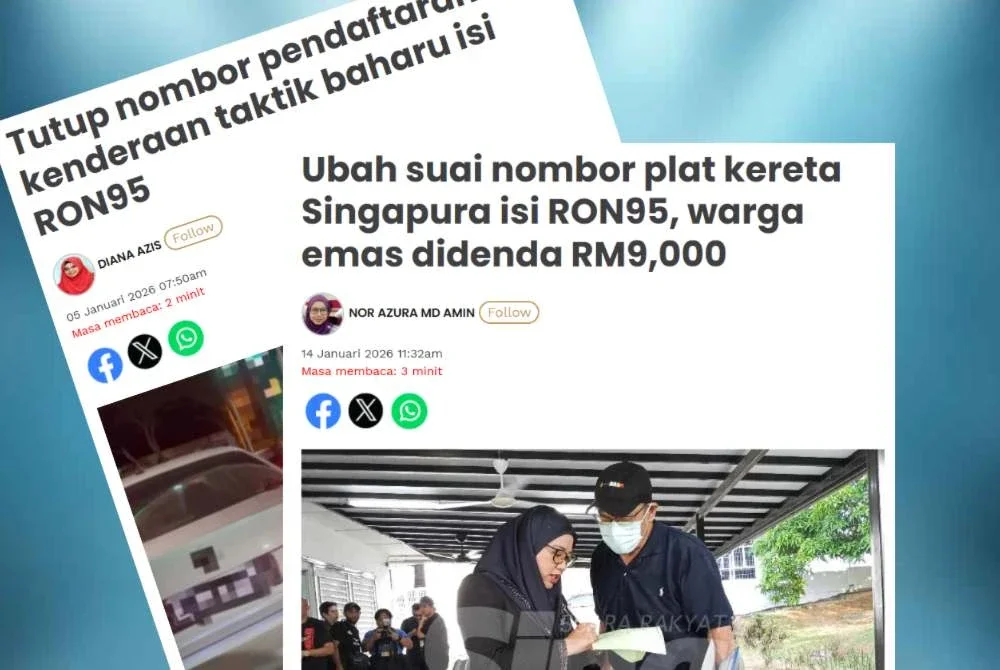 Laporan Sinar Harian mengenai pemandu kereta Volkswagen Jetta bernombor pendaftaran Singapura dikesan mengisi petrol RON95 pada 2 Januari lalu didenda RM9,000 oleh Mahkamah Majistret Kulai pada Rabu.