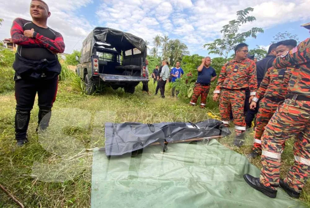 Jenazah ditemukan pada jam 5.25 hasil operasi mencari dan menyelamat yang telah dijalankan.