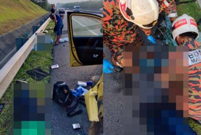 Tujuh lelaki cedera dalam kemalangan melibatkan tiga kenderaan di Kilometer 238 Lebuhraya PLUS arah selatan berhampiran Kampung Bukit Gantang di sini pagi Rabu.