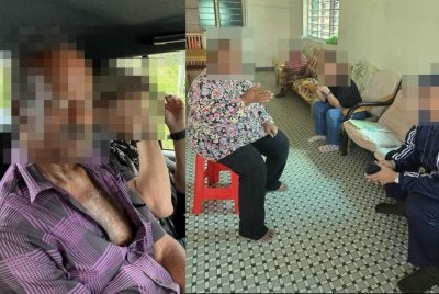 Antara individu yang ditahan imigresen bagi membantu siasatan.