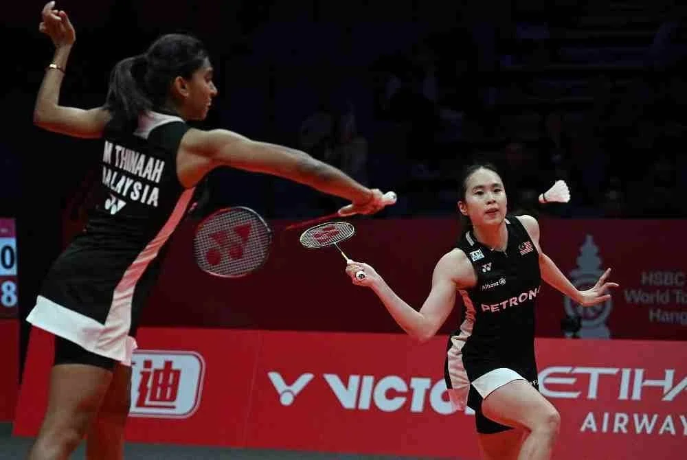 Pearly-Thinaah bakal berdepan pasangan Jepun, Yuki Fukushima–Mayu Matsumoto yang menghuni ranking keenam dunia di separuh akhir esok. Foto: Agensi