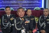 Fadil semasa sidang media selepas Majlis Serah Terima Tugas Ketua Polis Daerah Cheras di IPD Cheras pada Jumaat.
