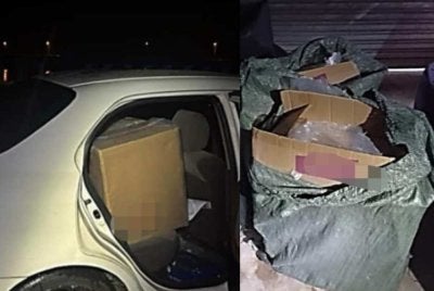 Lelaki warga Pakistan ditahan bersama rokok seludup dan kereta yang digunakan untuk melakukan kegiatan itu.