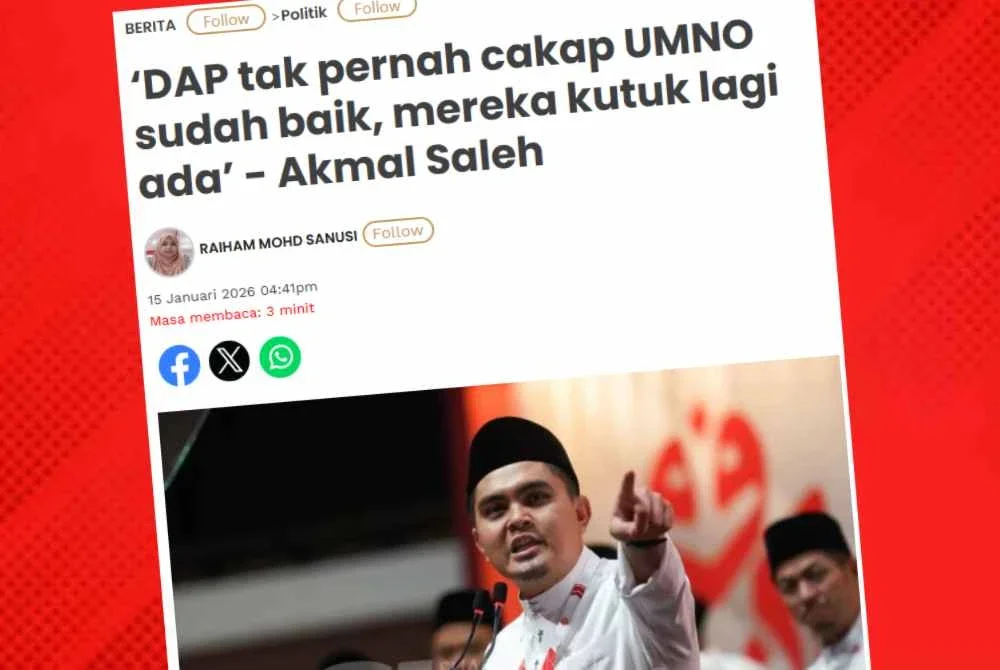 Pemuda UMNO sejak konvensyennya sudah melepaskan tembakan ke atas DAP.