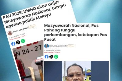 Laporan Sinar Harian mengenai Musyawarah Nasional anjuran UMNO bagi membicarakan agenda politik umat Melayu dengan merangkul semua pertubuhan, pakar-pakar, ahli akademik dan profesional Melayu.