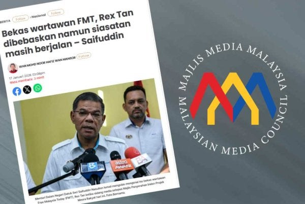 Laporan Sinar Harian dan Majlis Media Malaysia.