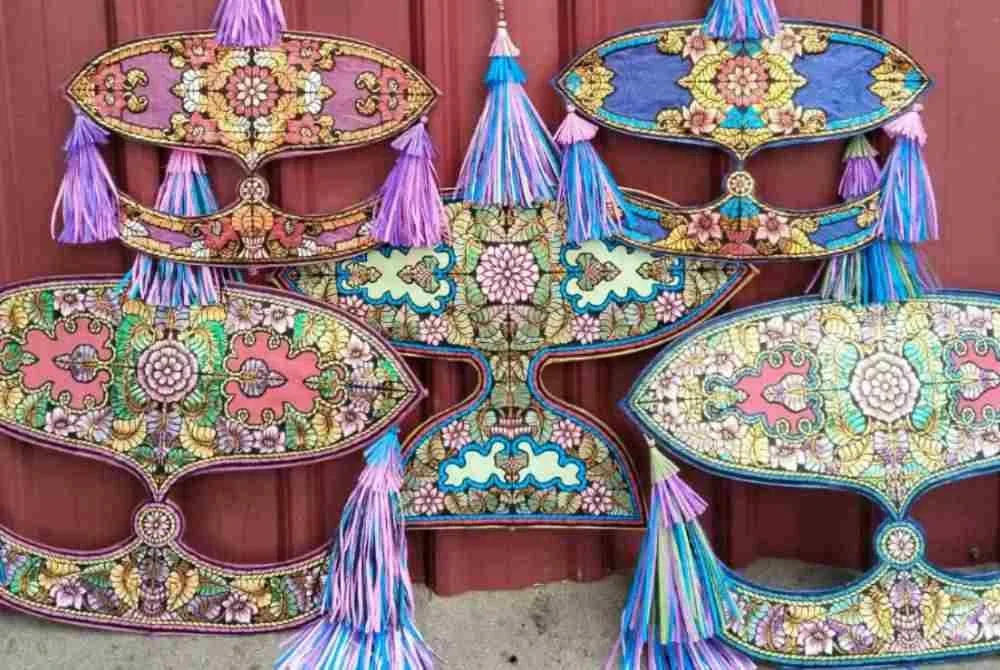 Koleksi wau yang dihasilkan Wan Anuar.