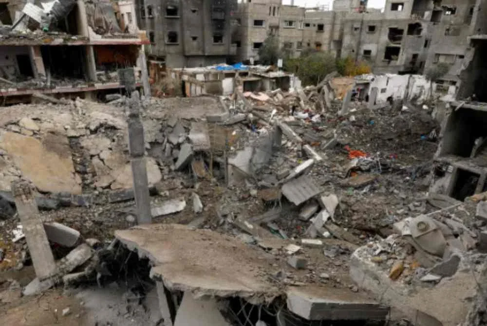 Shaath menjangkakan proses pembersihan sisa runtuhan di Gaza dapat diselesaikan dalam tempoh tiga tahun. Foto: AFP