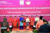 Majlis pertukaran MoC antara Risda dan HDC yang berlangsung di WTCKL pada Jumaat.