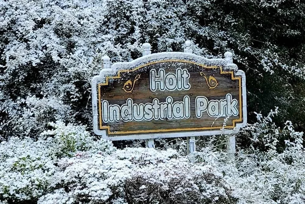 Salji jarang berlaku namun kelihatan di Florida pada 18 Januari 2026. FOTO: Agensi