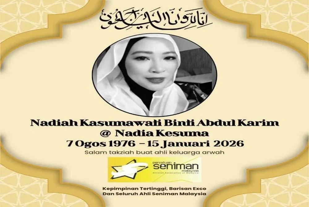 Seniman menyifatkan pemergian Nadia Kesuma sebagai kehilangan besar dalam industri. 