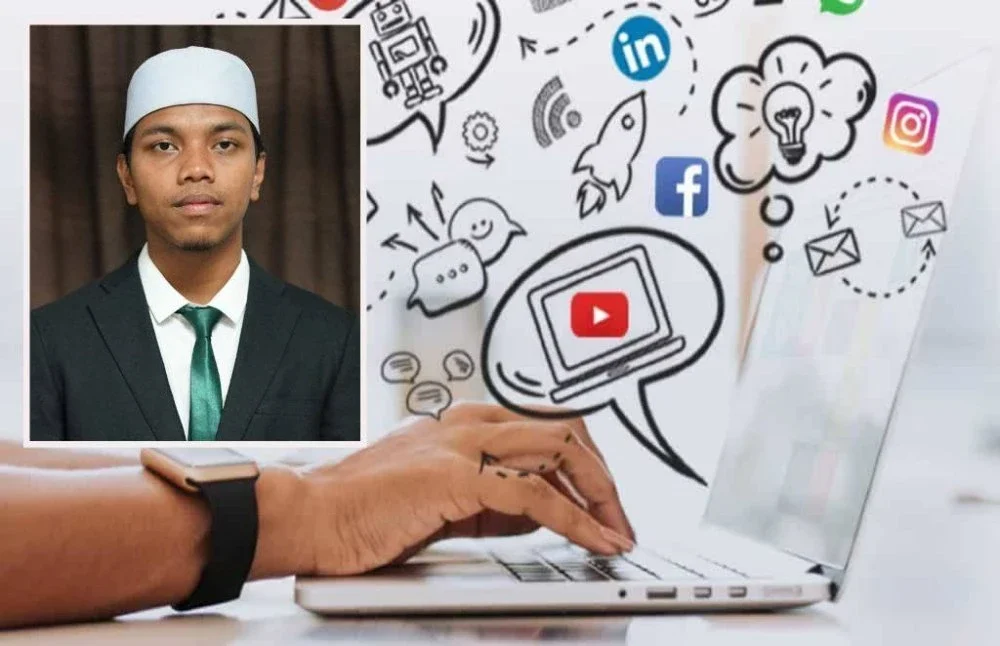 Rakyat biasa kini boleh menyuarakan pandangan, mengkritik dasar dan memantau pemimpin tanpa bergantung sepenuhnya kepada institusi tradisional. Gambar kecil : Muhammad Munzir Mohammad Nasir.