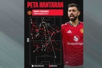 Fernandes kembali bersinar selepas tenggelam di bawah era Amorim. - Foto: Agensi