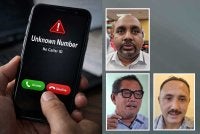Fenomena ‘panggilan senyap’ yang dilaporkan semakin kerap sejak kebelakangan ini mencetuskan kebimbangan orang ramai kerana didakwa menjadi modus operandi baharu scammer. Gambar kecil Amir Hamzah (atas), Abdul Razak (kiri) dan Mohd Fadzil