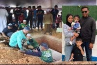  Jenazah tiga beranak yang maut dalam kemalangan membabitkan dua kereta di Jalan Kulim-Mahang di sini semalam, selamat dikebumikan