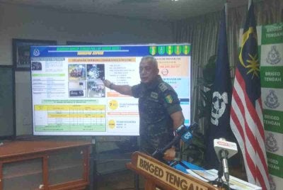 Hakemal pada sidang akhbar di pejabat Briged Tengah PGA, pada Isnin.