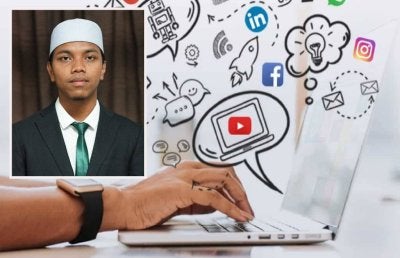 Rakyat biasa kini boleh menyuarakan pandangan, mengkritik dasar dan memantau pemimpin tanpa bergantung sepenuhnya kepada institusi tradisional. Gambar kecil : Muhammad Munzir Mohammad Nasir.