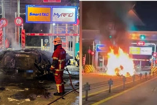 Identiti dua individu yang rentung di dalam kereta terbakar akibat kemalangan di Plaza Tol Jitra, Lebuhraya Utara-Selatan arah utara dekat sini awal pagi tadi dikenal pasti sebagai pasangan kekasih. 