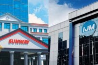 Sunway Bhd sebelum ini mengumumkan tawaran pengambilalihan sukarela bersyarat ke atas IJM Corporation Bhd dengan nilai keseluruhan kira-kira RM11 bilion.