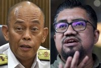 Sabri (kiri) dan Badrul Hisham.