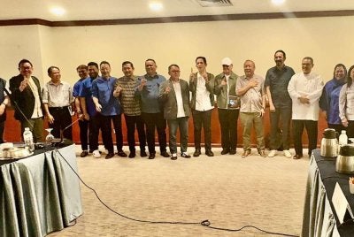 Mesyuarat selaraskan gerak kerja jentera untuk PRK Kinabatangan dan Lamag diadakan bersama dengan parti komponen kerajaan Perpaduan Sabah.