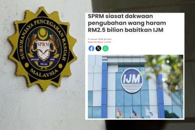 SPRM merakam keterangan sembilan individu termasuk dua pihak berkepentingan bagi membantu siasatan dakwaan membabitkan IJM Corporation Bhd (IJM) berhubung skim pengubahan wang haram berjumlah RM2.5 bilion.