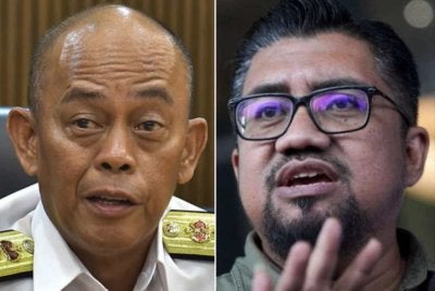 Sabri (kiri) dan Badrul Hisham.