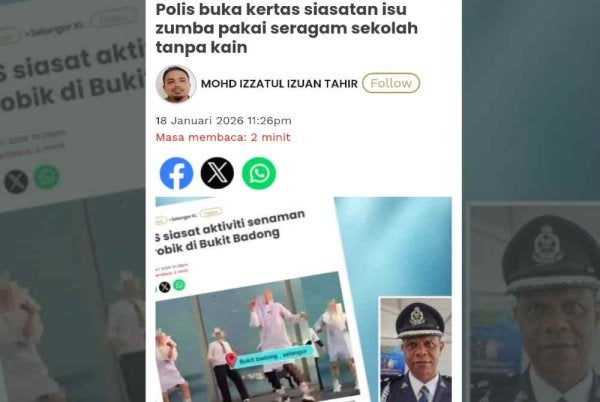 Laporan Sinar Harian pada 18 Januari 2026.