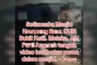 Video tersebut ditularkan di media sosial dan kejadian didakwa berlaku 27 Disember tahun lalu.
