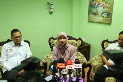 Fadlina pada sidang akhbar selepas menghadiri Program PAKAT Prasekolah di Jabatan Pendidikan Negeri (JPN) Kedah di Alor Setar pada Rabu.