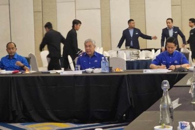 Ahmad Zahid mempengerusikan Mesyuarat Dewan Tertinggi BN di Kota Kinabalu pada Rabu.