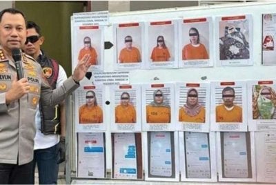 Pihak berkuasa mendedahkan kegiatan pemerdagangan bayi di Medan, Indonesia baru-baru ini. Foto Agensi.