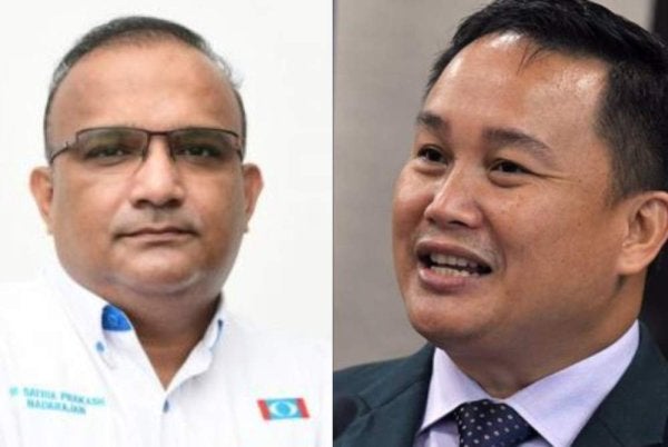 Dr Sathia (kiri) dan Willie.