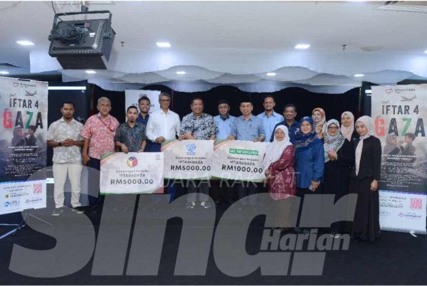 Iftar 4 Gaza berjaya menarik minat pelbagai organisasi dalam menyumbang dan menjayakan misi kemanusiaan ke Gaza. Foto Sinar Harian - MOHD HALIM ABDUL WAHID