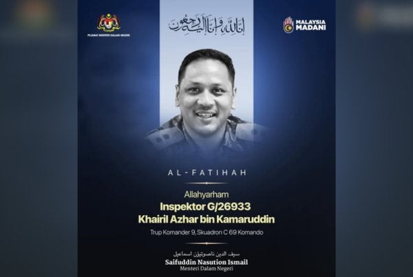Khairil Azhar disahkan meninggal dunia ketika menerima rawatan perubatan. Foto Facebook Saifuddin Nasution Ismail
