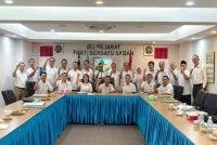 Joachim mempengerusikan Mesyuarat Ahli Majlis Tertinggi (AMT) PBS pertama bagi tahun 2026, di Bilik Mesyuarat Ibu Pejabat PBS, Penampang.