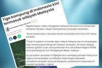 Laporan Sinar Harian sebelum ini susulan peralihan garisan sempadan antara kedua-dua negara, lapor Kompas.