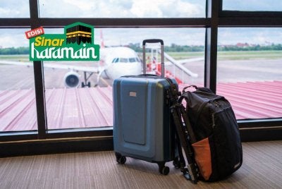 RUHANI dan suami terpaksa pulang ke rumah selepas namanya tiada dalam senarai untuk berlepas. Foto Canva