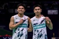 Pasangan profesional beregu lelaki Goh Sze Fei (kanan) dan Nur Izzuddin Rumsani. - Agensi