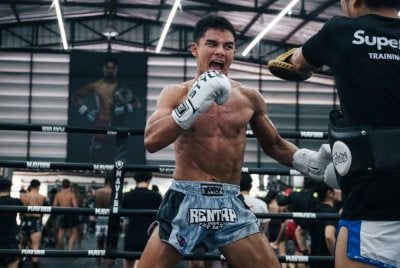 Jojo giat menjalani latihan fasa akhir di Superbon Training Camp di Bangkok. Foto Instagram Johan Ghazali