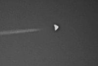 Objek terbang berbentuk tiga segi itu digelar sebagai 'Dorito'. - Foto Agensi