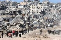 Pengusiran lebih dua juta penduduk Palestin dari Semenanjung Gaza akan mencetuskan kesan keselamatan, ekonomi dan sosial yang buruk kepada Eropah serta dunia Barat. Gambar fail 