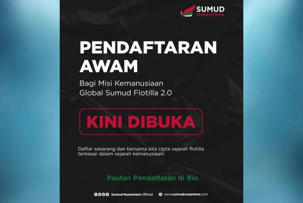 GSF 2.0 kini dibuka kepada orang ramai yang berminat untuk menjadi sukarelawan kemanusiaan ke Gaza.