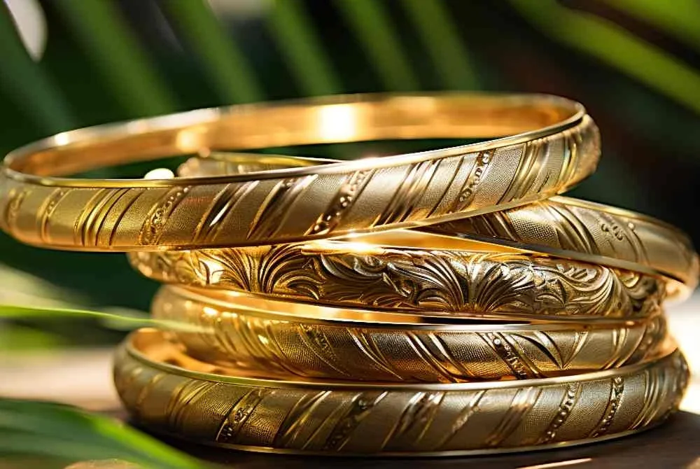 Harga fizikal emas setakat 9.30 pagi hari ini, berada pada paras RM627.39 segram. Foto hiasan