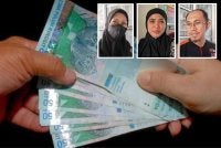 Golongan ibu bapa yang menerima BAP menyifatkan bantuan berkenaan cukup bermakna dan membantu dari segi persediaan perbelanjaan persekolahan anak-anak. Gambar kecil dari kiri: Norhayati, Siti Nasiha dan Mohd Kairul Nizam.