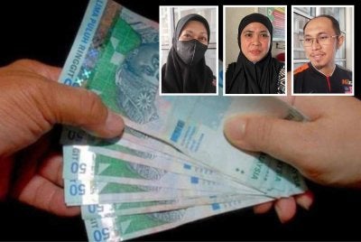 Golongan ibu bapa yang menerima BAP menyifatkan bantuan berkenaan cukup bermakna dan membantu dari segi persediaan perbelanjaan persekolahan anak-anak. Gambar kecil dari kiri: Norhayati, Siti Nasiha dan Mohd Kairul Nizam.