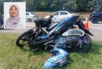 Penunggang motosikal dua kali lebih berisiko terlibat dalam kemalangan maut ketika keadaan cahaya rendah seperti pada waktu malam, senja atau subuh berbanding waktu siang. Foto hiasan (Gambar kecil: Siti Zaharah